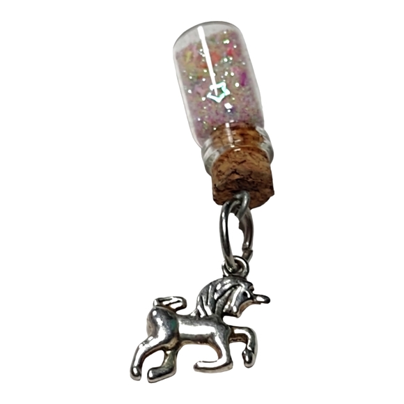 Unknown Accessories - Unicorn Pink Glitter Charm
